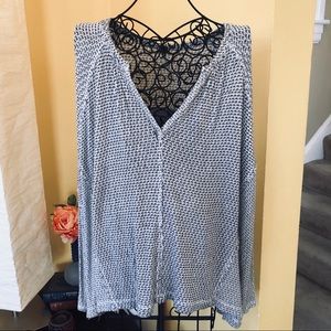 FREE PEOPLE cozy oversized pullover longsleeve, M